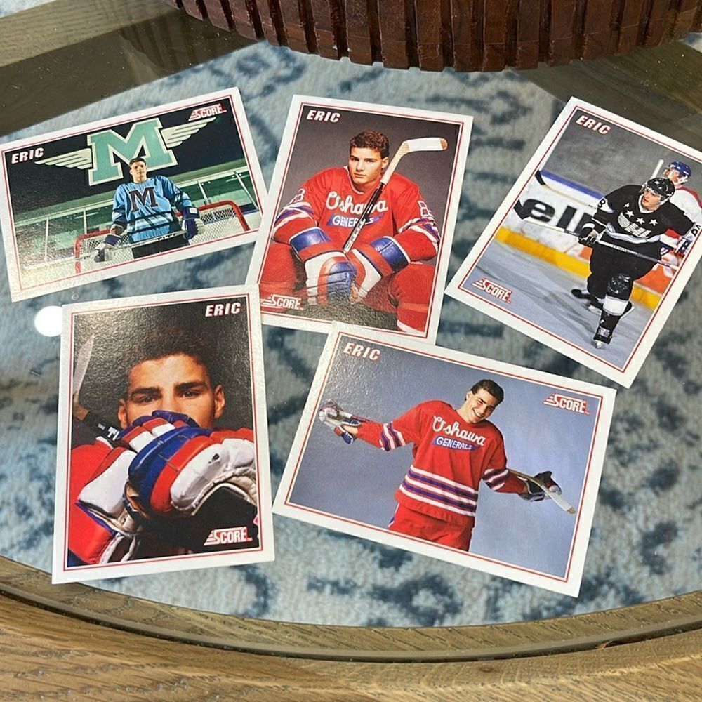 1990 Score Hockey Eric Lindros 5 Card ROOKIE Set MINT Condition